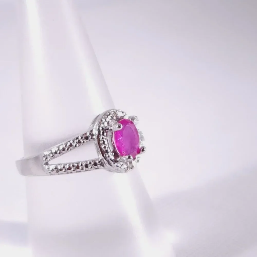Natural Ruby Ring 1/2 Carat Size 7